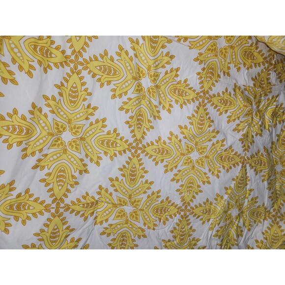 3 Piece, Queen Comforter ,Boho, Cabin, Country,Yellow, Floral - 100% Soft Cotton - Picture 1 of 13